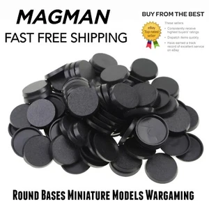Basi rotonde 28,5 mm modelli in miniatura Wargaming Warhammer 40K AoS workshop giochi - Foto 1 di 1