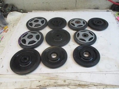 1995 Arctic Cat ZR 580 EFI Snowmobile Set of 10 Rear Suspension Bogie Wheels Foto 1 de 3