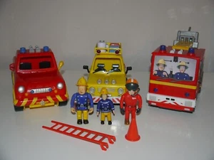 Fireman Sam Toys Bundle Large Musical Jupiter Venus 4x4 Rescue Jeep Figures_ P5 - Picture 1 of 13
