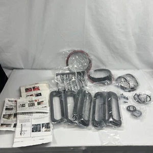 Rugged Ridge 12496.06 Euro Guard Light Kit, Black, 17 Pc; 07-18 Jeep Wrangler JK - Picture 1 of 1