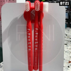 BTS BT21 Official Authentic Goods Magnet Toothbrush SET + Tracking Number - Picture 1 of 5