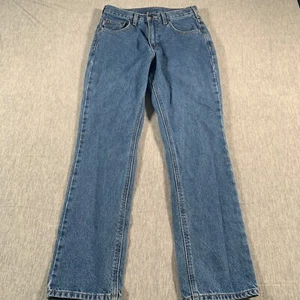 Carhartt Jeans Mens 28x30 Blue Denim Straight Traditional Fit Workwear - Picture 1 of 15