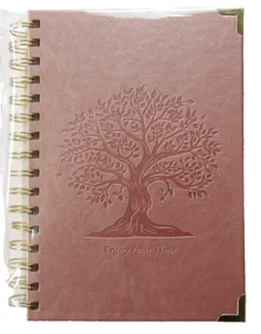 Waterproof 300 Pages A5 Spiral Journal - Bohemian Faux Leather Notebook | 100GSM - Picture 1 of 5