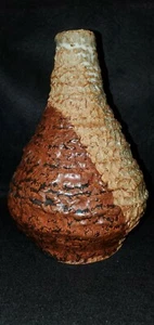 Signed Studio Pottery Volcano Form Textured Design - Picture 1 of 11