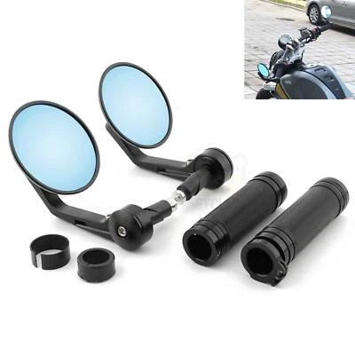 Espejos retrovisores con empuñaduras de barra de 7/8"" para motocicleta Harley Street 750 XG500 Foto 1 de 4