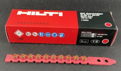 HILTI DX Cartridge RED #50353 6.8/11 M10 Cal. Short  100 Pcs. NIB NEW - Image 1 of 4