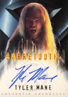 X-Men The Movie Tyler Mane As Sabretooth Autograph Card Topps 2000