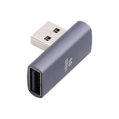 USB3.0 Male to Female Extension Adapter Low Profile 90 Degree Right Angled Type - Image 1 of 4