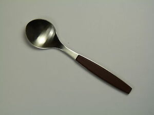Georg JENSEN Cutlery - STRATA Brown Pattern - Dessert Spoon / Spoons - 6 1/2"