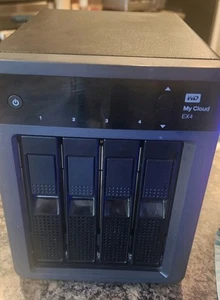 WD My EX4 Network Attached Storage NAS (MAX 20TB) - w/Power Cord. SEE Descriptio - Afbeelding 1 van 6