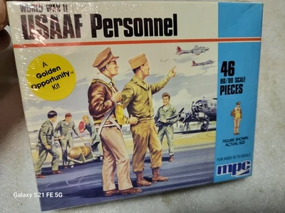 Figuras de soldados de personal MPC WW II USAAF escala HO #1-6009 Foto 1 de 3