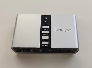 STARTECH 7.1 USB EXTERNAL SOUND CARD SPDIF DIGITAL AUDIO  - Picture 1 of 8