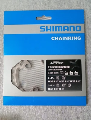 Shimano XTR FC-M9000 28t Chainring Y1PV28000 For 38-28T XTR Crank z669  - Image 1 of 4
