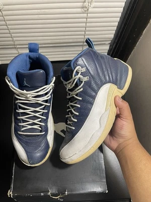 Air Jordan 12 Retro 2012 Obsidian Talla 10 Usado Estado Foto 1 de 4