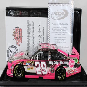 KEVIN HARVICK 2011 AUTOGRAPH WHITE GOLD ELITE #29 RHEEM PINK CHEVY /24 MADE RARE - Picture 1 of 16