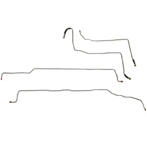 Fuel Line Kit Fits GMC Sierra 1500 2000-03 Ext Cab Gas Stainless-TGL0001SS - Picture 1 of 2