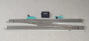 Bachmann E-Z Track HO #6 Right Crossover Switch H4576-B w/ 1 Controller ~ TS - Picture 1 of 4