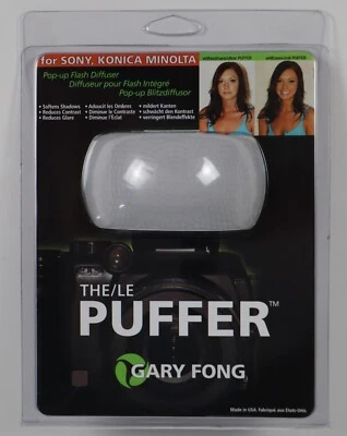 Gary Fong The Puffer On Camera Cold Shoe Diffuser for Sony, Konica Minolta - NIP - Image 1 of 4