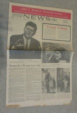 San Antonio Evening Newspaper November 27 1963 Kennedy Memorial Section