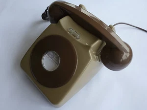 Classic Grey GEC "Dummy/Blank" 746 Telephone (Retro Dial 70s 80s Phone GPO) - Picture 1 of 6