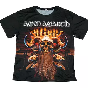 Zootop Bear Amon Amarth Viking Warrior Metal Band Men's T-Shirt XL - Rare! - Picture 1 of 3
