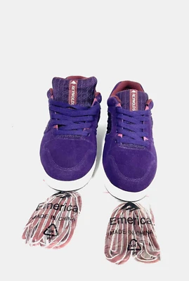 Emerica обувь Reynolds света 2009 винтажный коньков туфли размер 9 фиолетовый ref 430 - Изображение 1 из 4