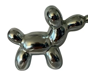Balloon Dog Silver Decorative Figurine 5 inch - Picture 1 of 3