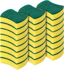 Kitchen Cleaning Sponges,24 Pack Eco Non-Scratch for Dish,Scrub Sponges - Picture 1 of 21