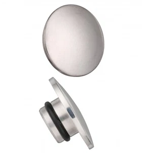 Polished Aluminum Fork Top Nut Cover Set For Yamaha SR400 SR500 29-226 - Picture 1 of 2