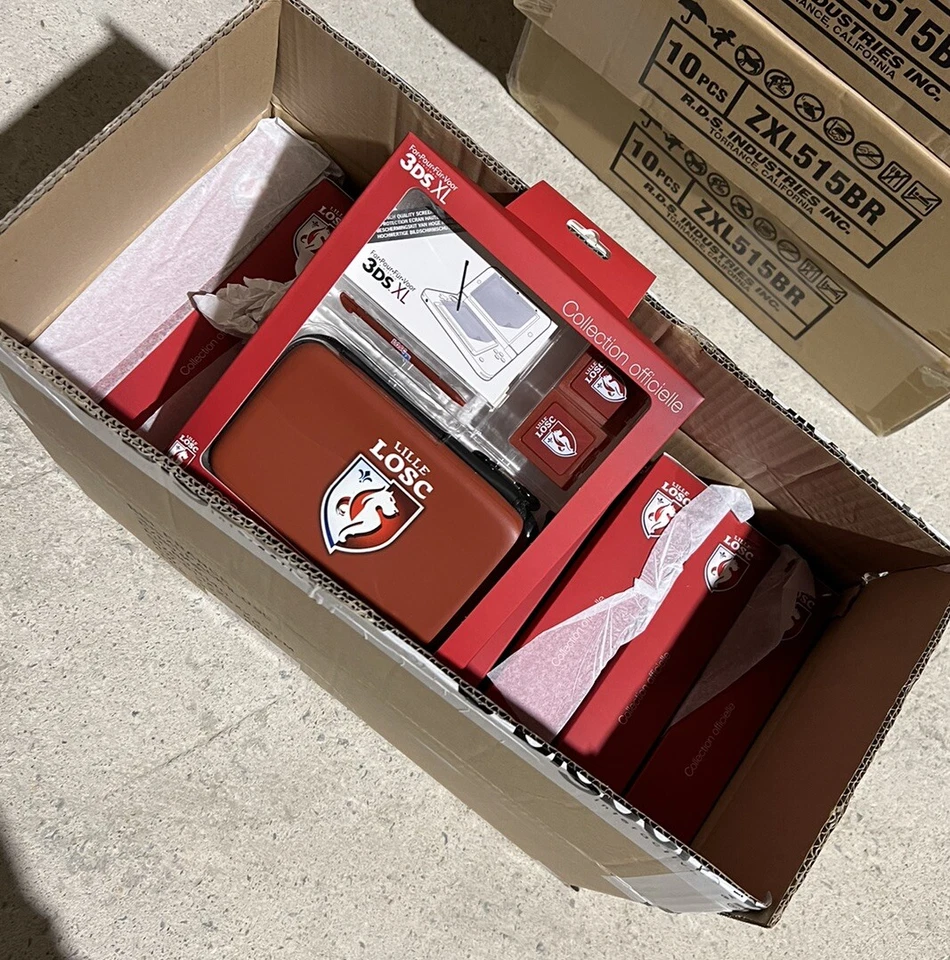 NEUF pochette stylet football LOSC nintendo DSI DS lite 3DS XL