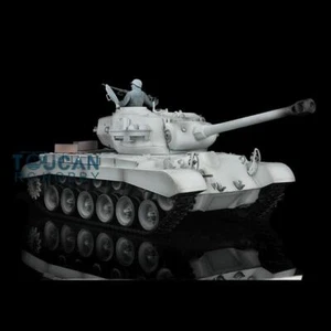 7.0 Henglong 1/16 3838 USA M26 Pershing RC RTR Tank Metal Tracks Sprockets White - Bild 1 von 5