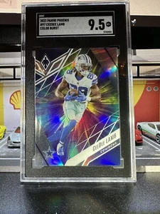 2022 Panini Phoenix #97 CEEDEE LAMB COLOR BURST SGC graded 9.5 MT+  - Picture 1 of 2