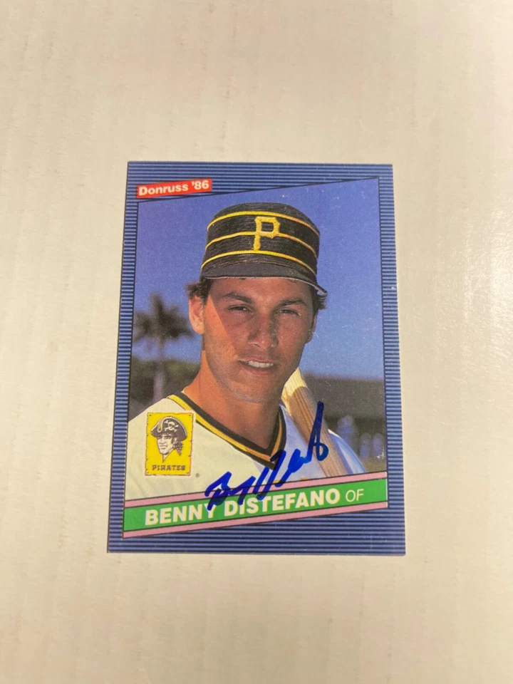 Pittsburgh Pirates BENNY DISTEFANO Signed Card - Image 1 of 1