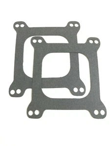 Carburetor Base Gasket Square Bore Holley Edelbrock Carb Gasket Open 2 pcs - Picture 1 of 1