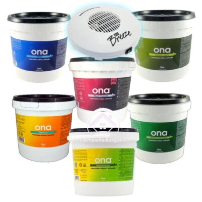 ONA GEL Air Odour Control Smell Eliminator ALL SCENTS ALL SIZES Ltr Hydroponics  - Image 1 of 4