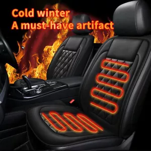 Car Copilot Heated Seat Cover Cushion - Universal Warmer Pad 12V Car Warming USA - Picture 1 of 13