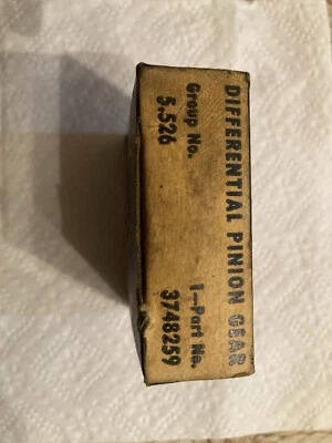 Chevrolet y Corvette 1946-1963 NOS GM cambio de piñón diferencial pieza n.º 3748259  Foto 1 de 4