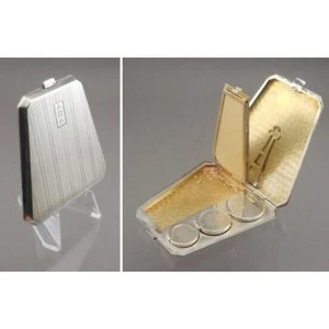 Antique 1920s Art Deco Sterling Silver Change Purse Coin Compact Case J E Blake - Picture 1 of 8