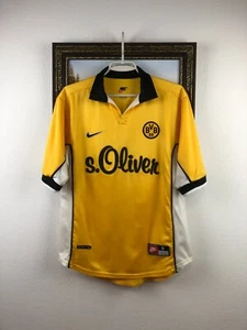 Borussia Dortmund Home football shirt 1998 Soccer Nike Jersey Mens Size S - Picture 1 of 23