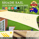 420D Waterproof Sun Shade Sail Extra Heavy Duty Cloth Sand Rectangle 3 x 5M