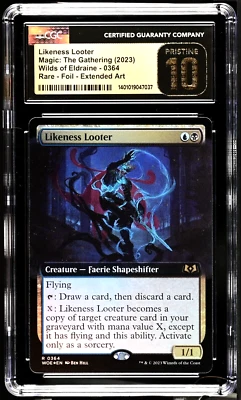 MTG Magic the Gathering Wilds of Eldraine Foil Likeness Looter CGC 10 Pristine - Image 1 of 4