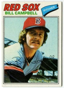 1977 Topps #166 Bill Campbell Boston Red Sox - Picture 1 of 2
