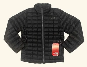 New Boys The North Face Thermoball Insulated Jacket Black S 7-8 - Picture 1 of 3