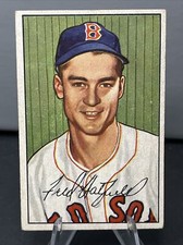 1952 BOWMAN Baseball Card #153 FRED HATFIELD