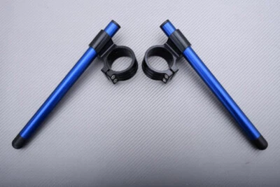 Pareja de Semimanillares Elevados en Negro-Azul 53mm DUCATI SBK 916 SPS 996 Foto 1 de 4