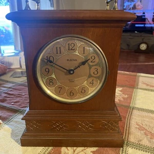 bulova quartz Chime desk clock Works - Picture 1 of 7