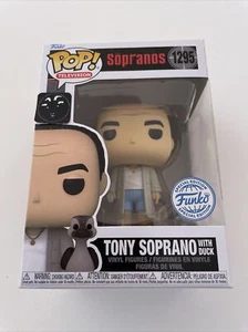 🔒 The Sopranos Tony in Robe with Duck Pop! Vinyl 1295 (Original Release) - Picture 1 of 2