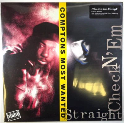 Comptons Most Wanted Straight Checkn 'Em LP Album vinyl record remastered 2025 - Image 1 of 4