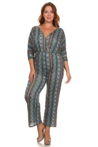 Nuevo mono para mujer CANARI talla grande cuello en V - Imagen 1 de 6