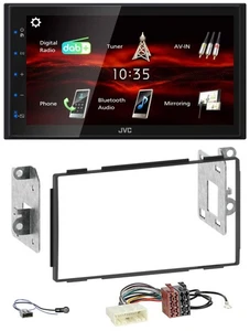 JVC USB Bluetooth MP3 DAB 2DIN Autoradio für Nissan Qashqai 2007-2013 - Bild 1 von 8